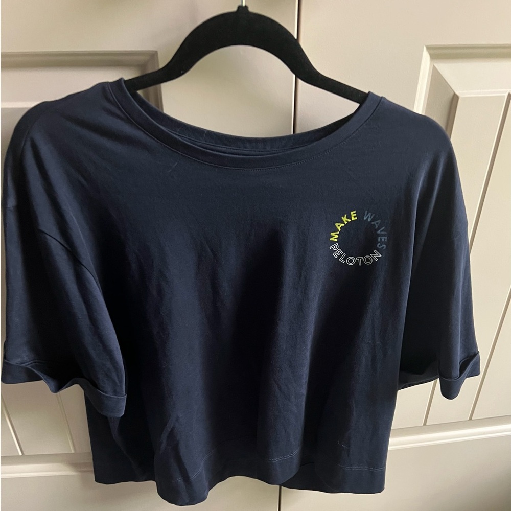 Peloton Navy Blue Short Sleeve Tee